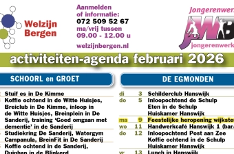Activiteitenkalender februari 2026