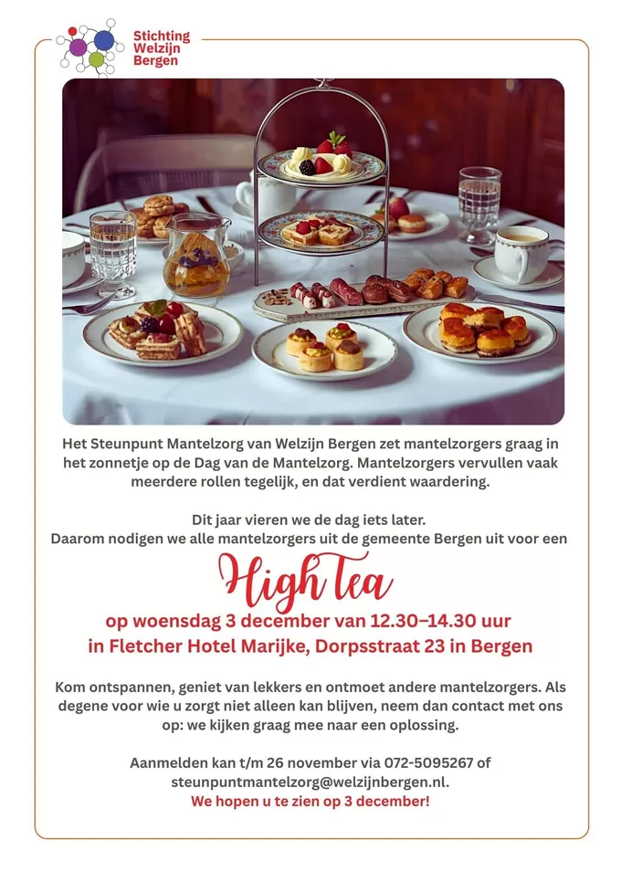 High Tea voor Mantelzorgers