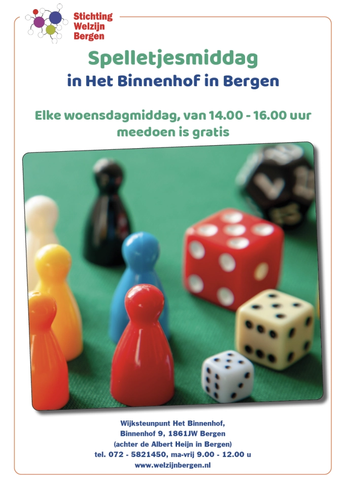 Spelletjesmiddag in Binnenhof