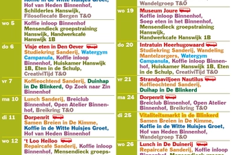Activiteitenkalender maart 2025