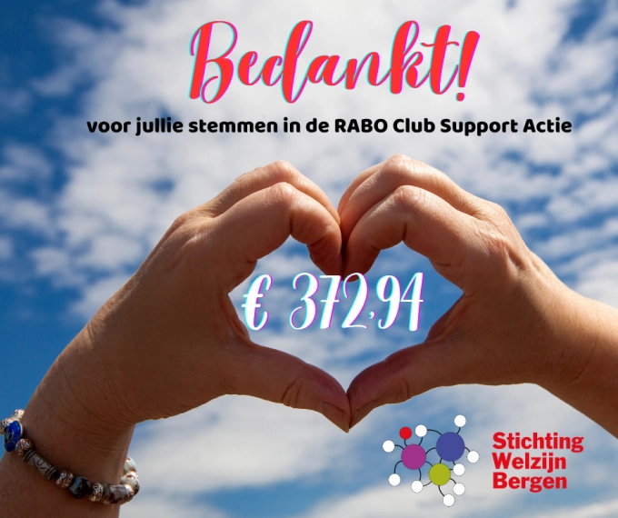 Bedankt voor jullie stem