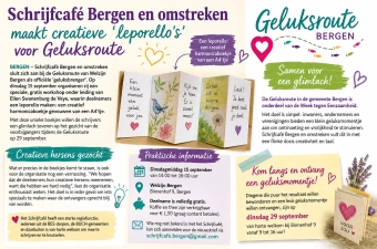 De Geluksroute ontmoet het Schrijfcafé