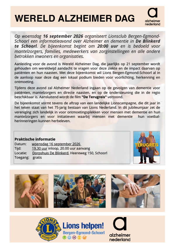 uitnodiging Lions Club