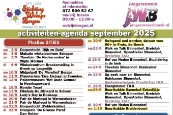 Activiteitenkalender september 2025