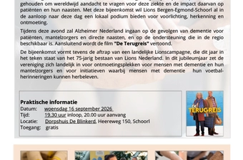 uitnodiging Lions Club