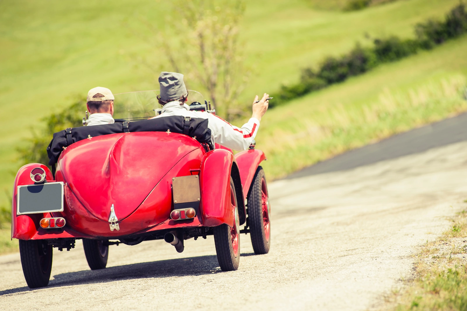Maatje met auto