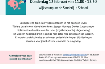 Informatiebijeenkomst Haperend Brein
