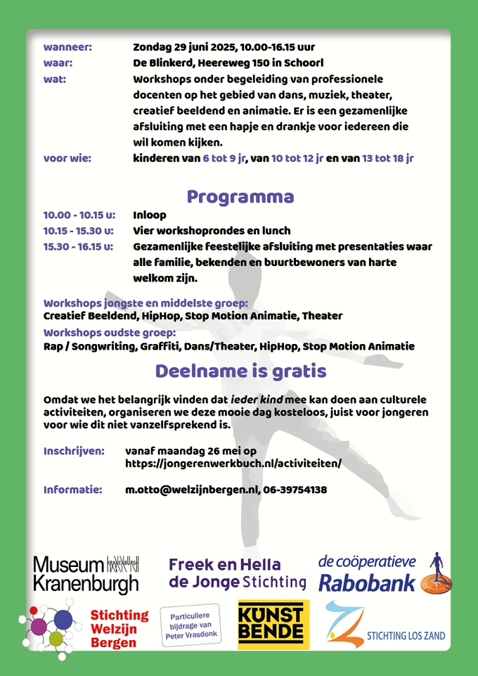 Theaterdag Durven Doen op 29 juni