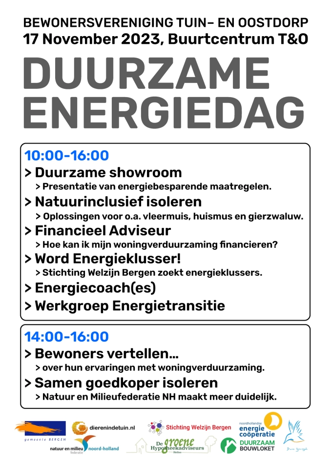 Duurzame Energiedag 17 november