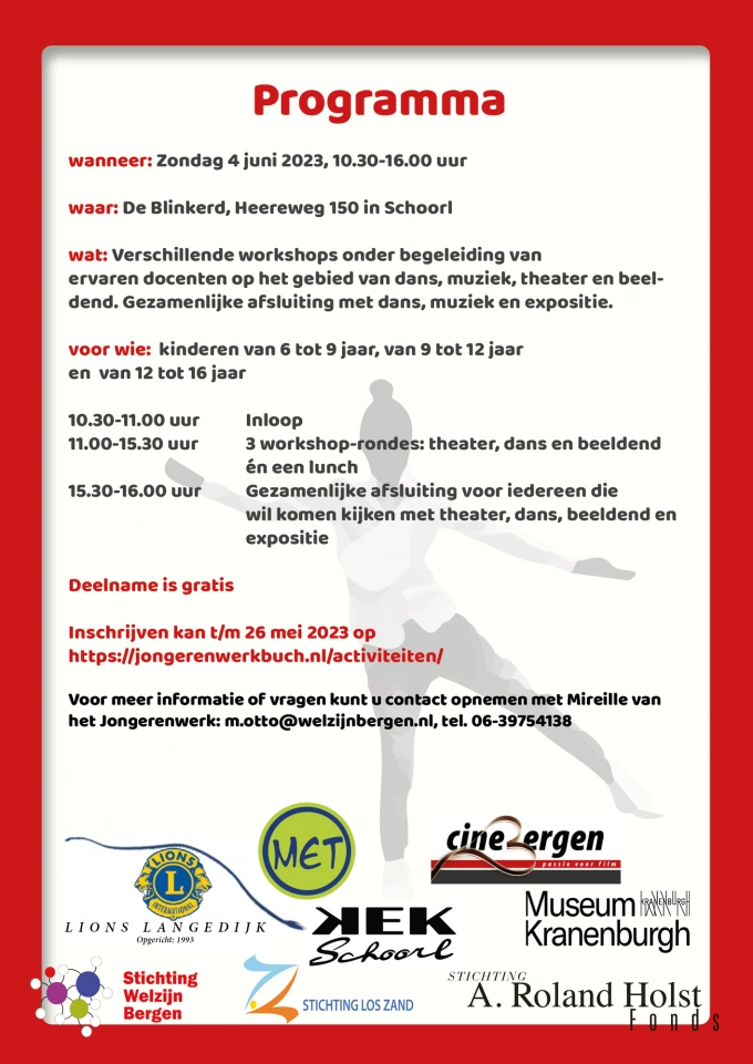 Theaterdag Durven Doen op 4 juni