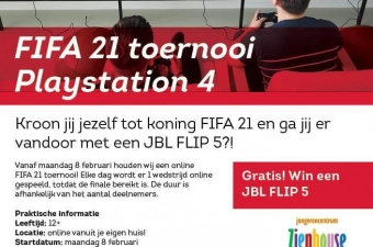 Online Fifa toernooi voor de jeugd