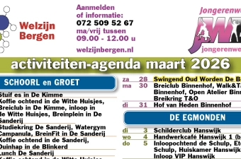 Activiteitenkalender maart 2026