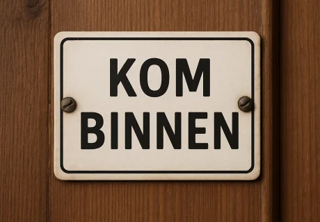 Loop gerust eens binnen